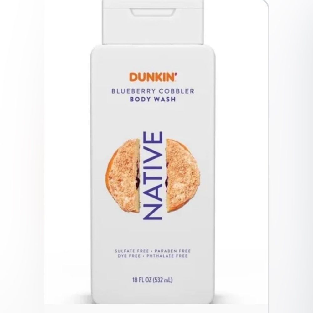 New Native x Dunkin Blueberry Cobbler Body Wash